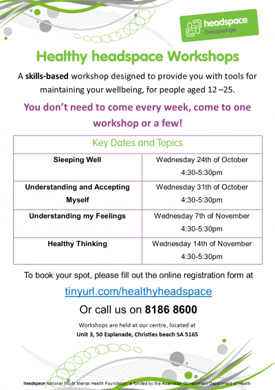 healthy headspace FINAL FLYER Oct Nov 2023